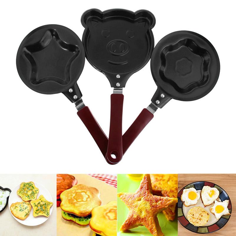 Cute Non-Stick Cartoon Omelette Pancake Skillet Mini Mold Frying Pan