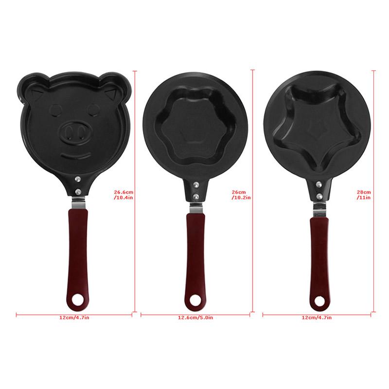 Cute Non-Stick Cartoon Omelette Pancake Skillet Mini Mold Frying Pan