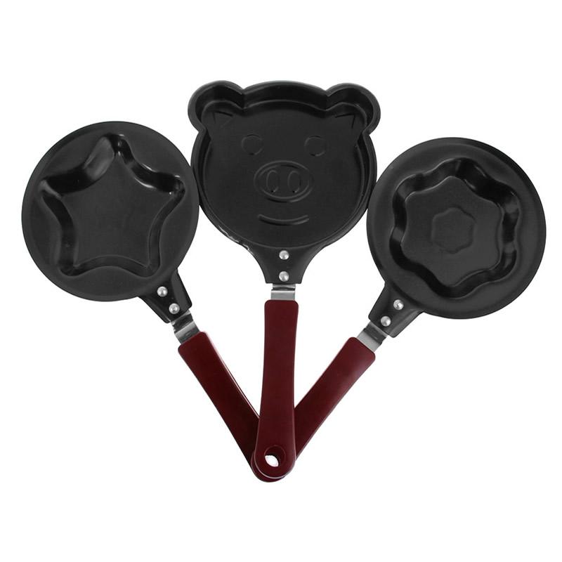 Cute Non-Stick Cartoon Omelette Pancake Skillet Mini Mold Frying Pan