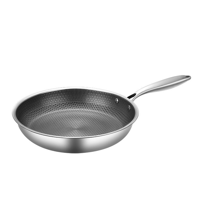 Stainless Steel Full Screen Honeycomb Non-Stick Frying Pan