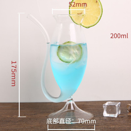 Eco-Friendly Heat Resistant Cocktail Glass