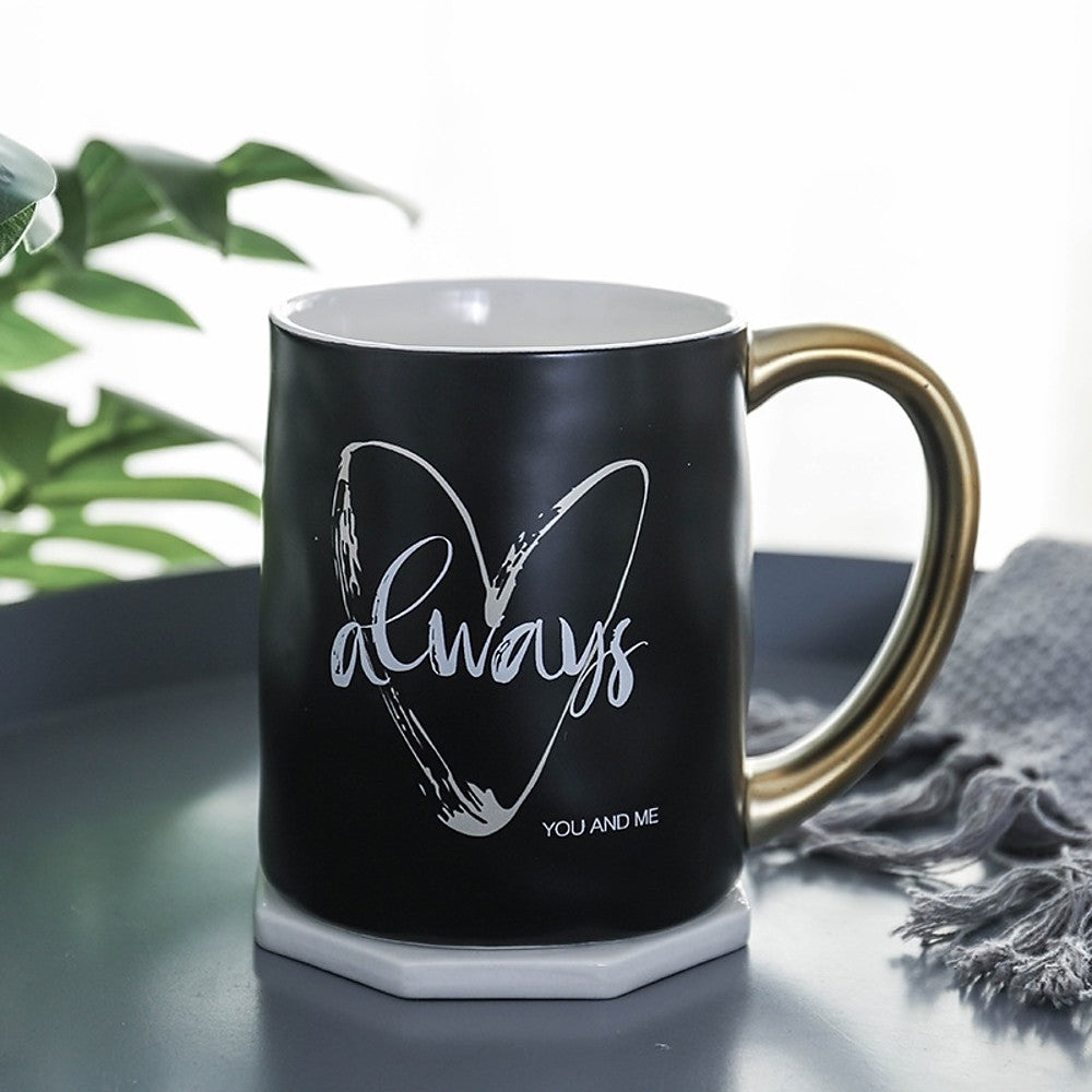 Heart Shaped Designed Porcelain Mug