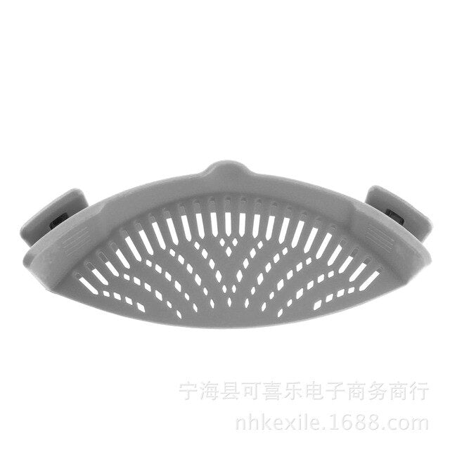 Silicone Kitchen Clip Pan Food Drainer