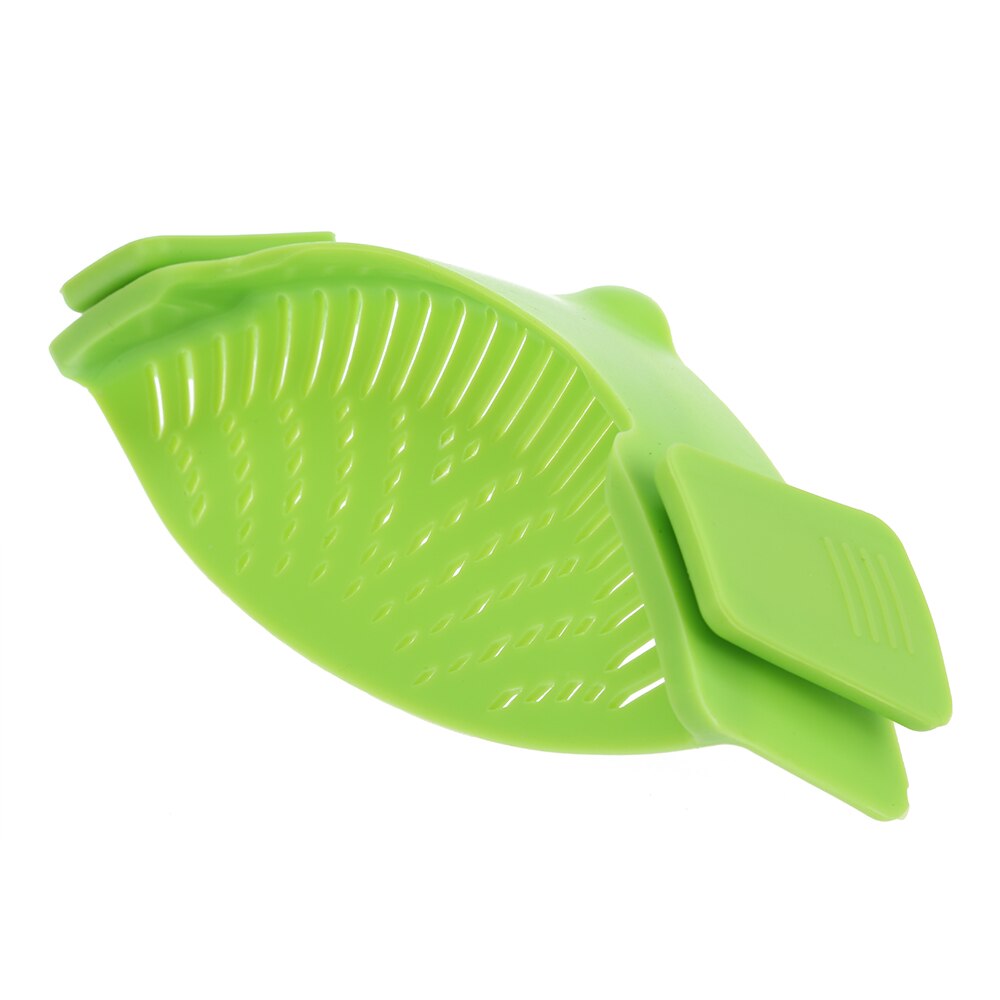 Silicone Kitchen Clip Pan Food Drainer