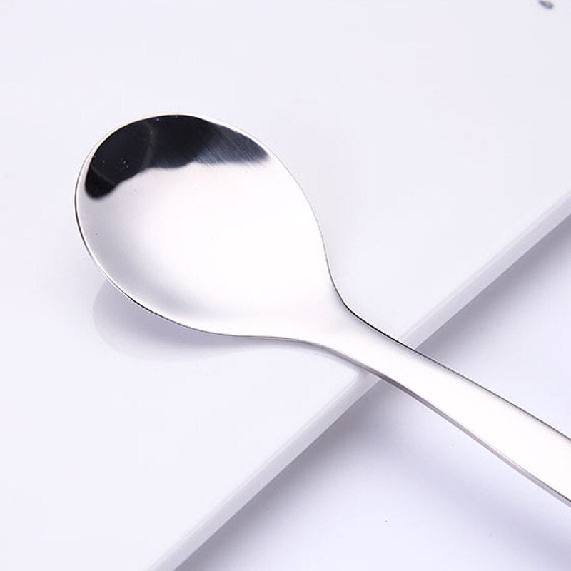Stainless Steel Multi-functional Double Headed Mud Scraping Fruit Spoon