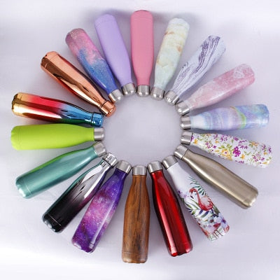 Stainless Steel Vacuum Flask Creative Tide Outdoor Sports Water Bottle