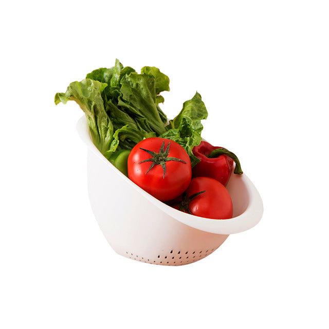 Plastic Kitchen Colander Drain Basket