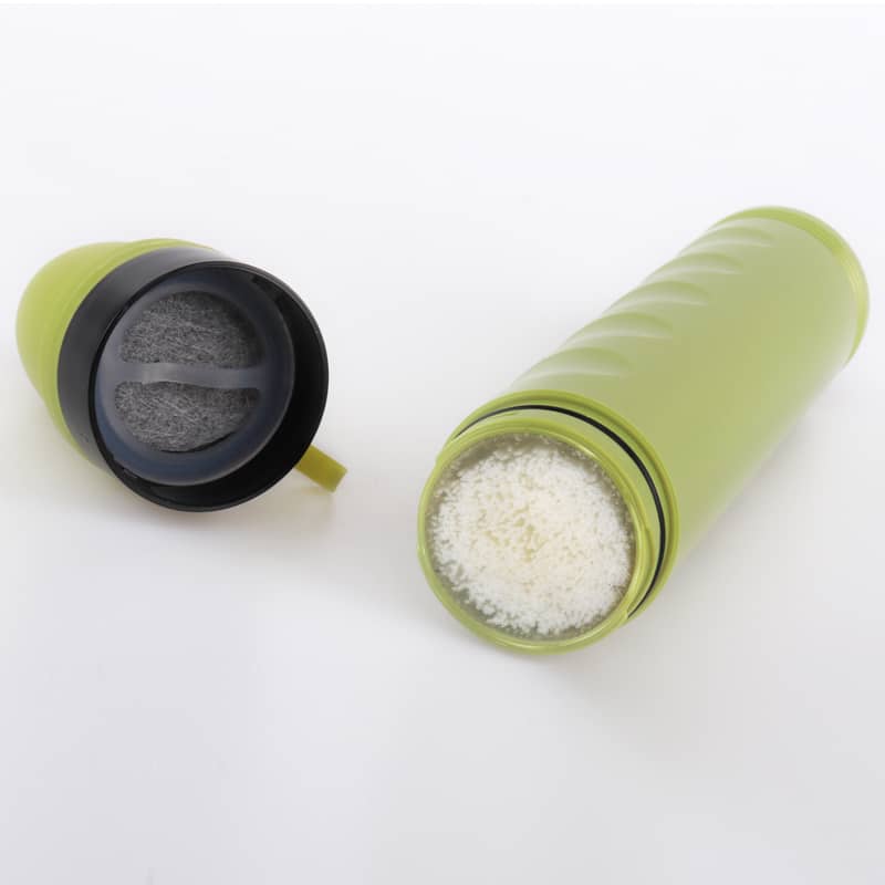 Portable Squeeze Sport Water Bottle with Filter