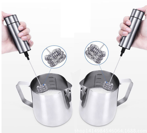 Powerful Double Spring Milk Frother Whisk