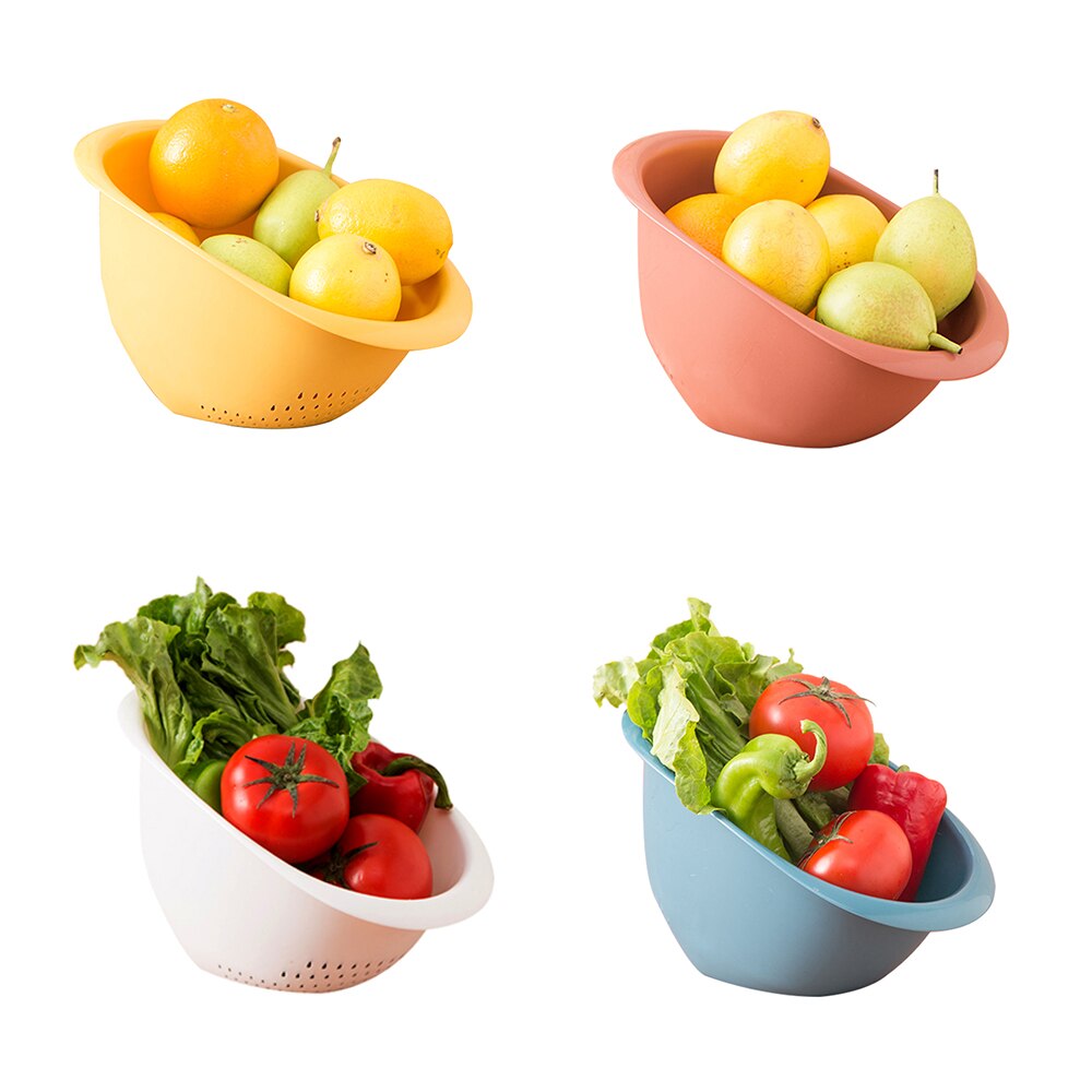 Plastic Kitchen Colander Drain Basket