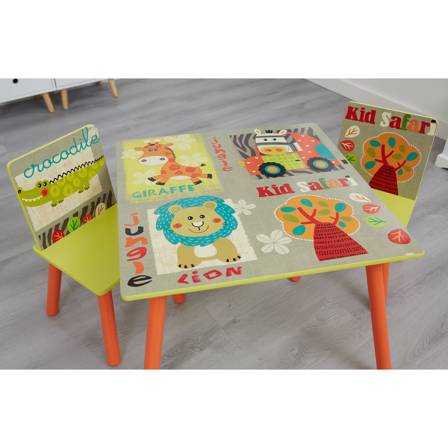 Kid Safari Table and Chair Set