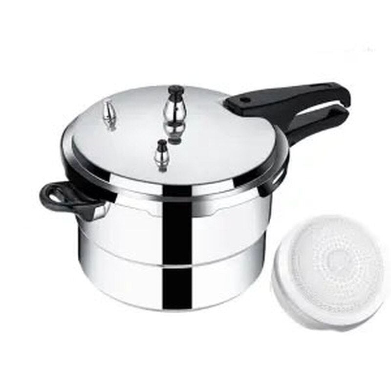 High Quality Aluminum Alloy Ordinary Style Pressure Cooker with Steamer