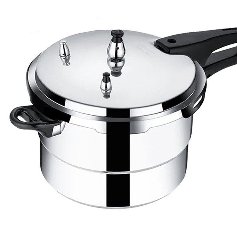 High Quality Aluminum Alloy Ordinary Style Pressure Cooker with Steamer