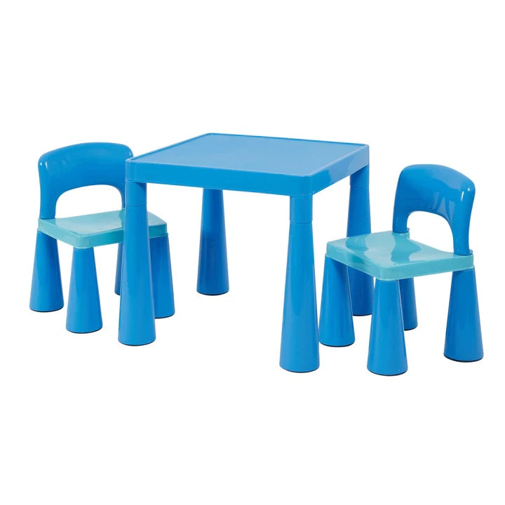 Kids Trumpet Legs Plastic Table and Chair Set