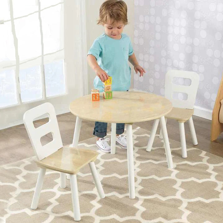 Kids Round Table and 2 Chair Set