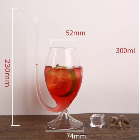 Eco-Friendly Heat Resistant Cocktail Glass