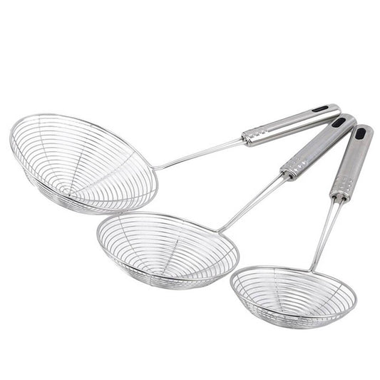 Stainless Steel Deep Fry Strainers-3 Pieces