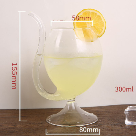 Eco-Friendly Heat Resistant Cocktail Glass