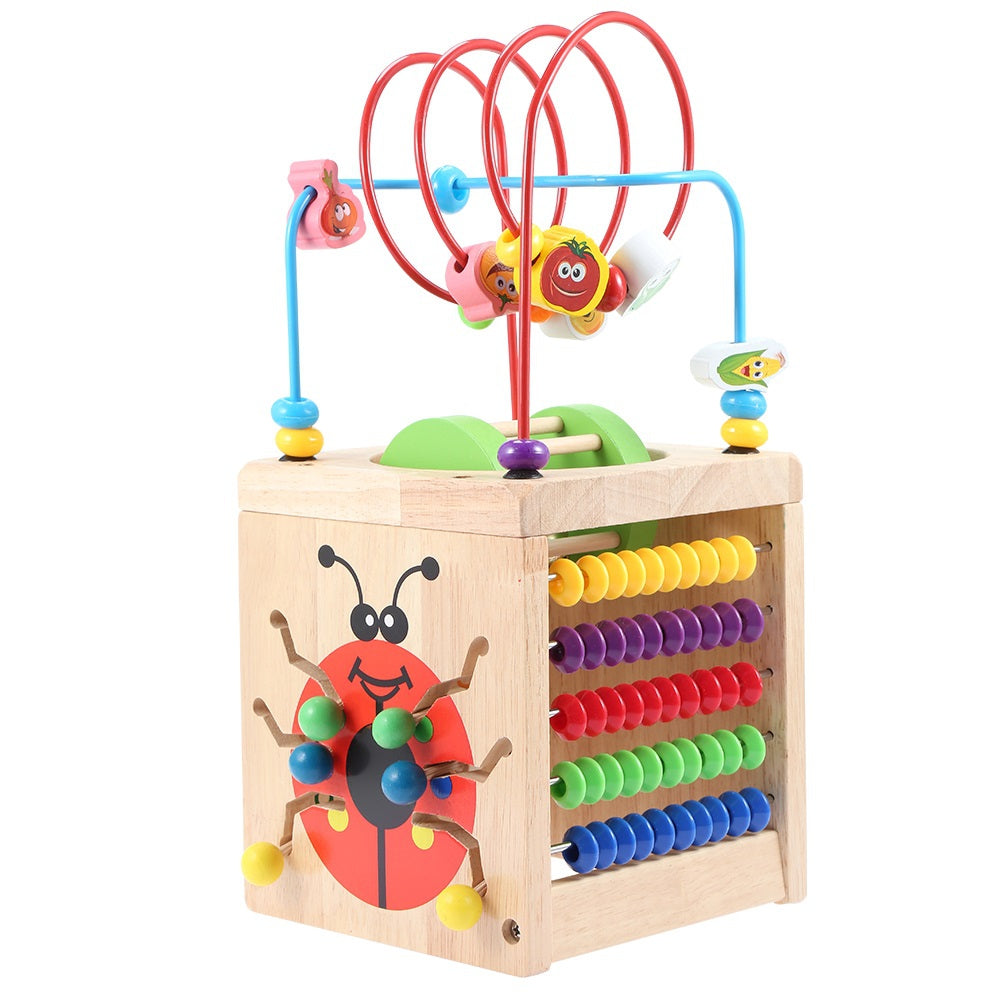 Children's Wooden Puzzle Educational Treasure Chests