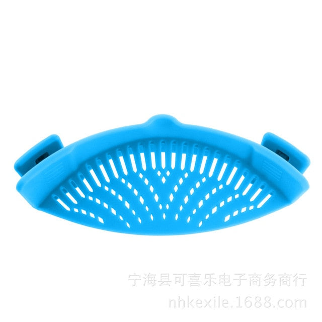 Silicone Kitchen Clip Pan Food Drainer