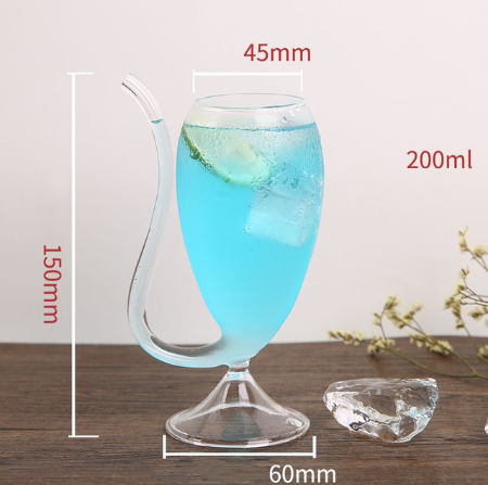 Eco-Friendly Heat Resistant Cocktail Glass