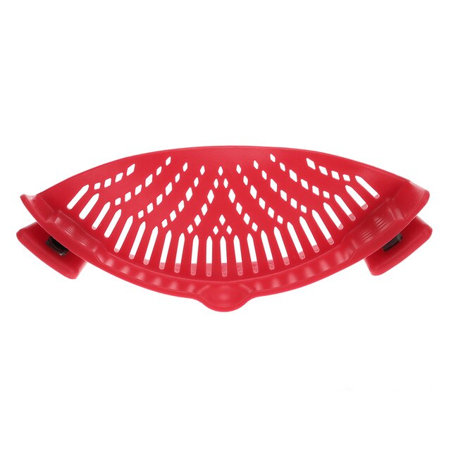 Silicone Kitchen Clip Pan Food Drainer