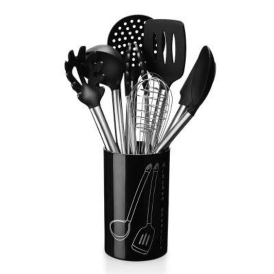 9 Pieces Silicone Kitchen Cooking Utensil Set