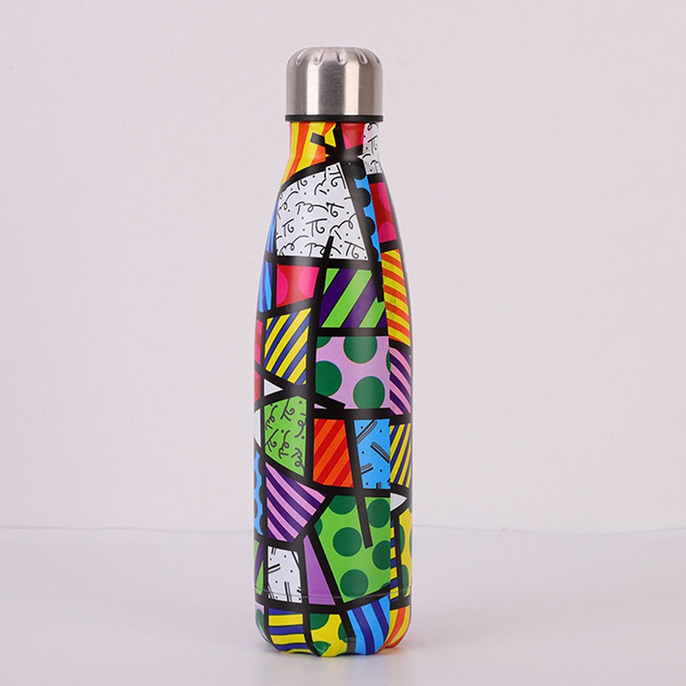 Stainless Steel Vacuum Insulated Flask Sports Water Bottle