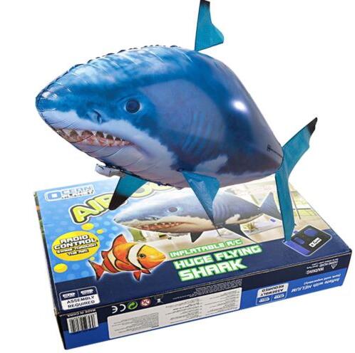 Children Funny Remote Controlled RC Flying Radio Air Swimmer Inflatable Fish Plane