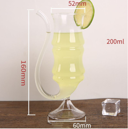 Eco-Friendly Heat Resistant Cocktail Glass