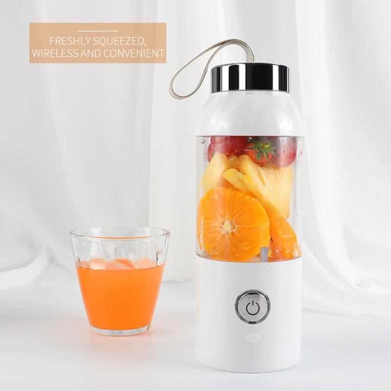 Portable Mini Fruit Juicer Machine with USB Charging 500ml