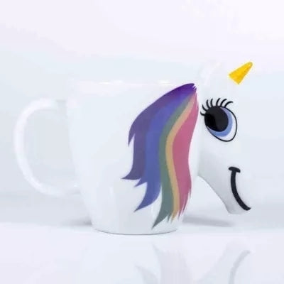 3D Magic Ceramic Unicorn Coffee Heat Discoloration Mug