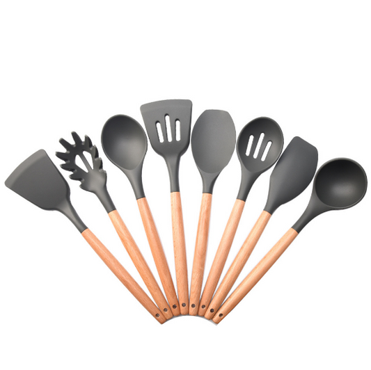 Heat-Resistant Silicone Non-Stick Kitchen Utensil Set