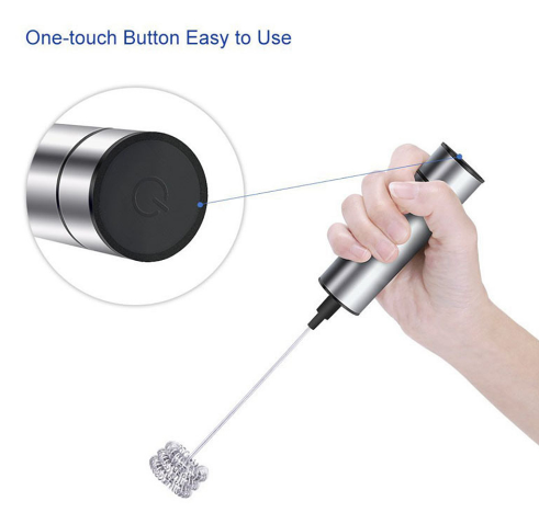 Powerful Double Spring Milk Frother Whisk