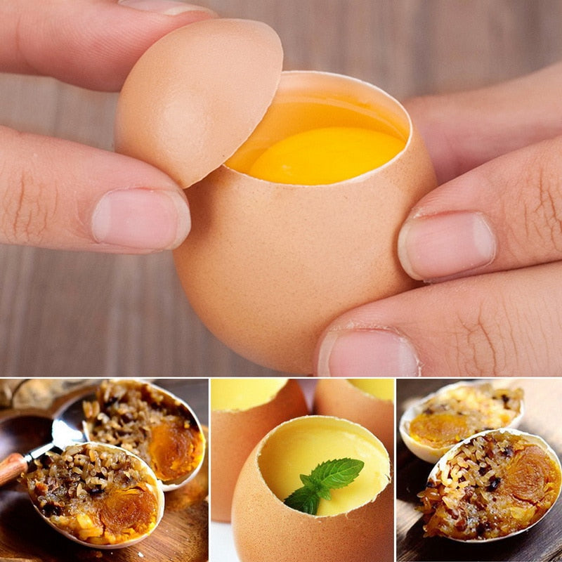 Stainless Steel Raw and Boiled Egg Shell Cracker