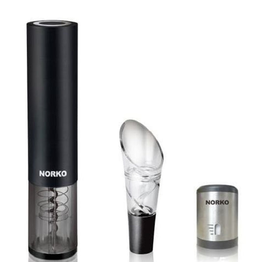 Norko Rechargeable Electric Corkscrew Gift Set - Scarlet Bloom