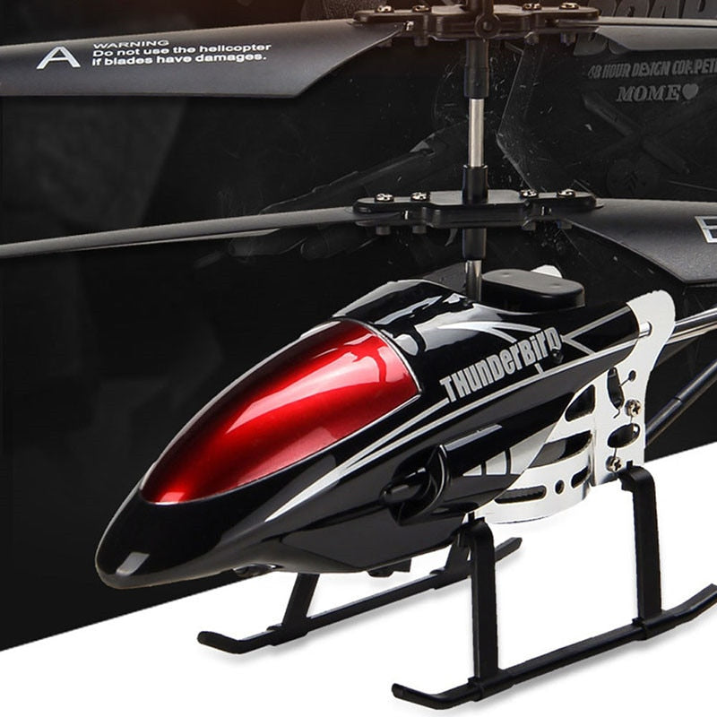 RC Helicopter 3.5 CH Radio Control Shatterproof Flying Toy Helicopter with LED Light Quadcopter