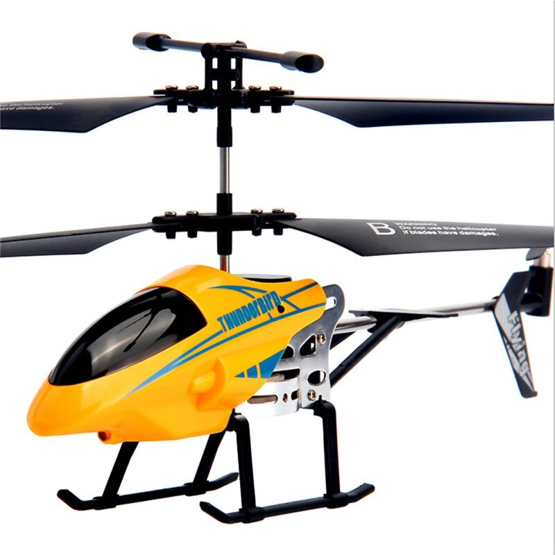 RC Helicopter 3.5 CH Radio Control Shatterproof Flying Toy Helicopter with LED Light Quadcopter