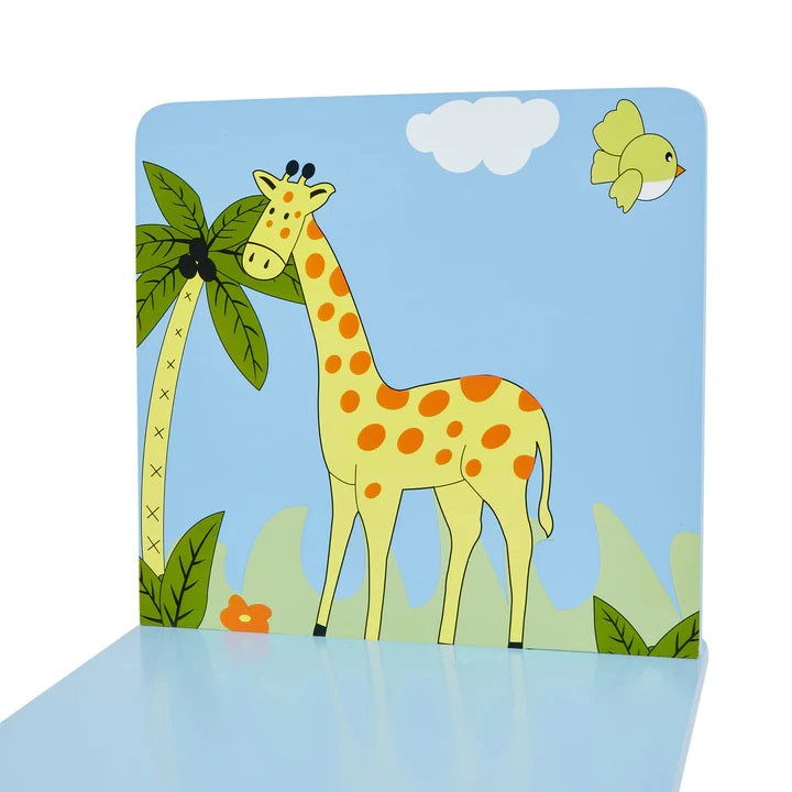 Children's Safari Square Wooden Table and 2 Chairs
