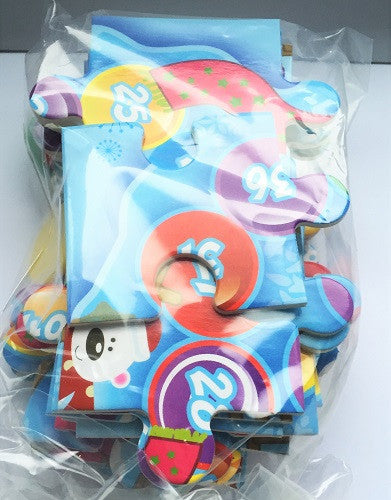 Kids Scarves and Ladders Winter Jigsaw Game-Age 3+ - Scarlet Bloom