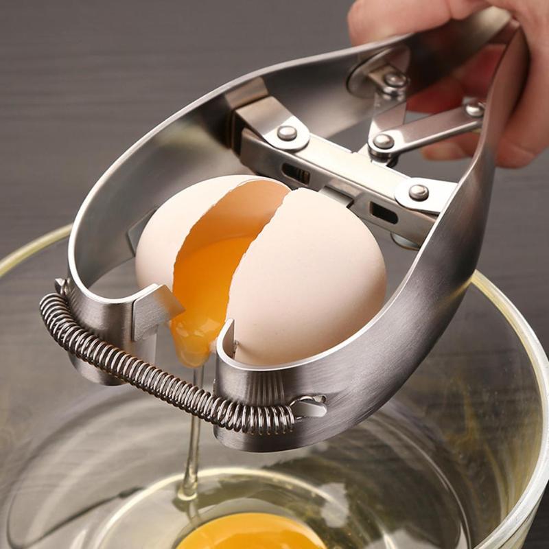 Stainless Steel Egg Cracker Separator